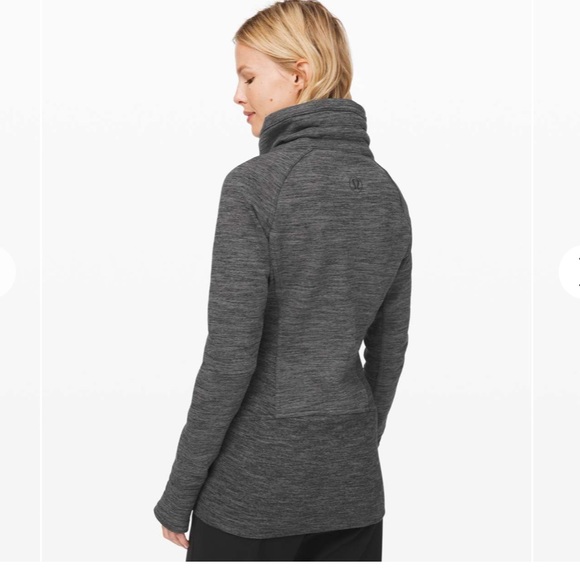 Lululemon Radiant Jacket II Core Dark Grey Heathered size 4 full zip up pockets - Picture 2 of 10